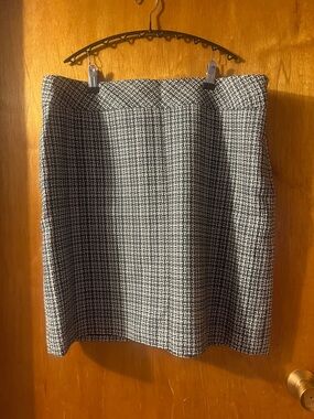 Trés You Wokans Tailored Black & White Tweed Pencil Skirt 16